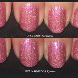 OPI DESIGNER SERIES "#027 RESERVE" diamond dust Holographic
